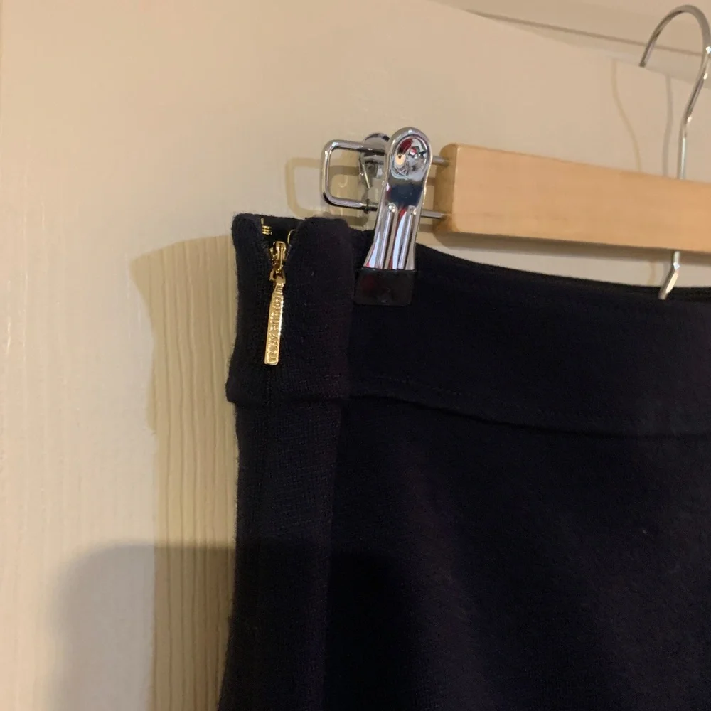 Tory Burch Navy Blue Knit Skirt sz S